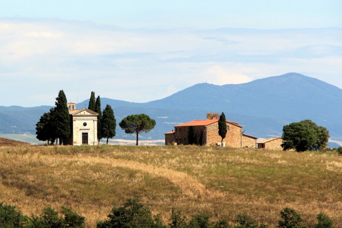 La Vitaleta (famous chapel by San Quirico)