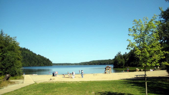 Echo lake beach