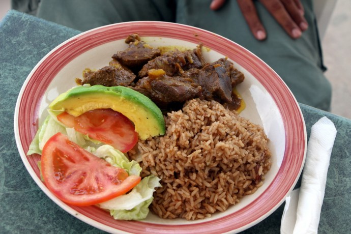 Three Queens Curried Goat