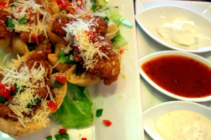 Fish Tacos at Caravel