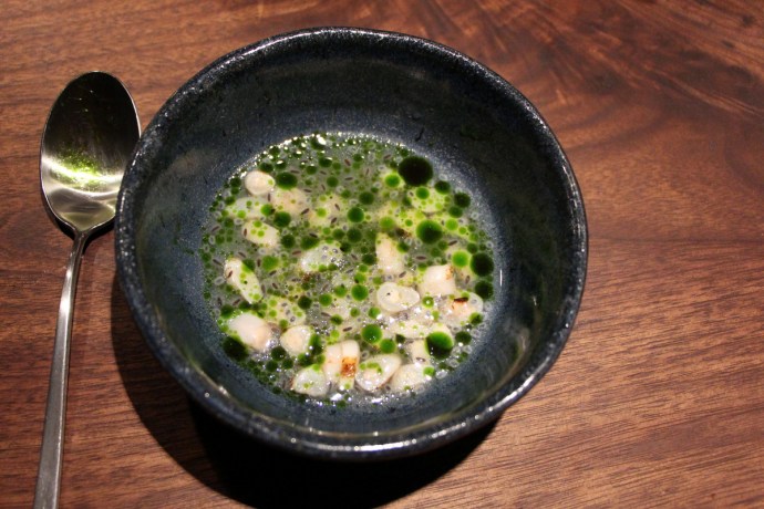 Momofuku Ko Razor clams