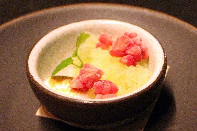 Aquavit sorbet