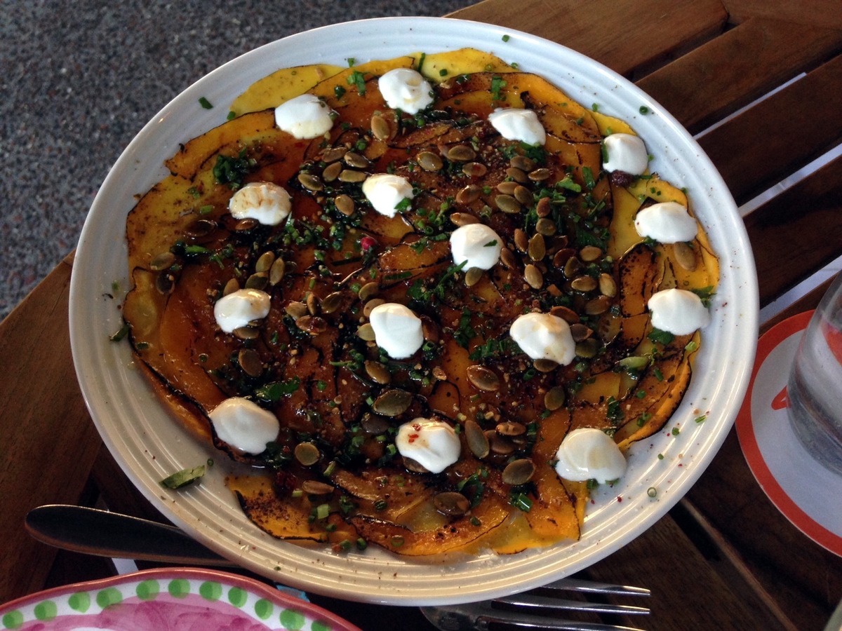 Santina Squash Carpaccio