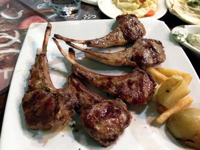 Itzik Hagadol Lamb chops